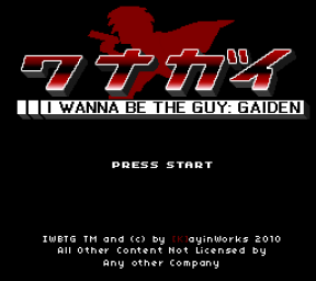I Wanna Be The Guy: Gaiden