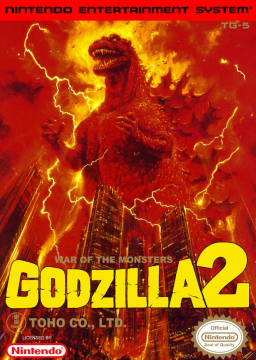 Godzilla 2: War of the Monsters's cover