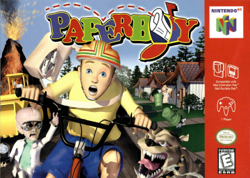 Paperboy (N64)'s cover