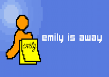 Emily is Away's cover