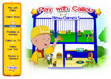 Caillou Games - PBS Kids's cover