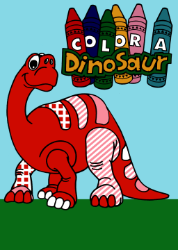 Color a Dinosaur's cover