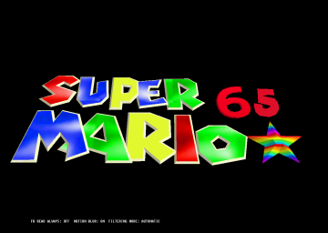 Super Mario 65: The Rainbow Stars's cover