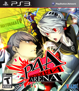 Persona 4 Arena's cover