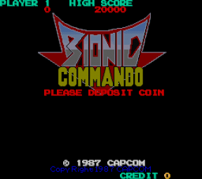 Bionic Commando (Arcade)'s cover