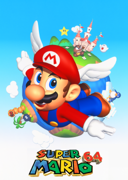 Super Mario 64's cover