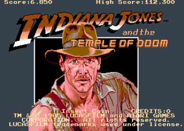 Indiana Jones and The Temple of Doom Arcade