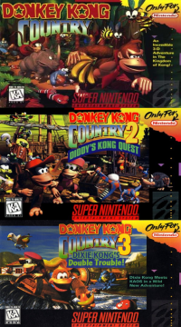 Donkey Kong Country Trilogy's cover