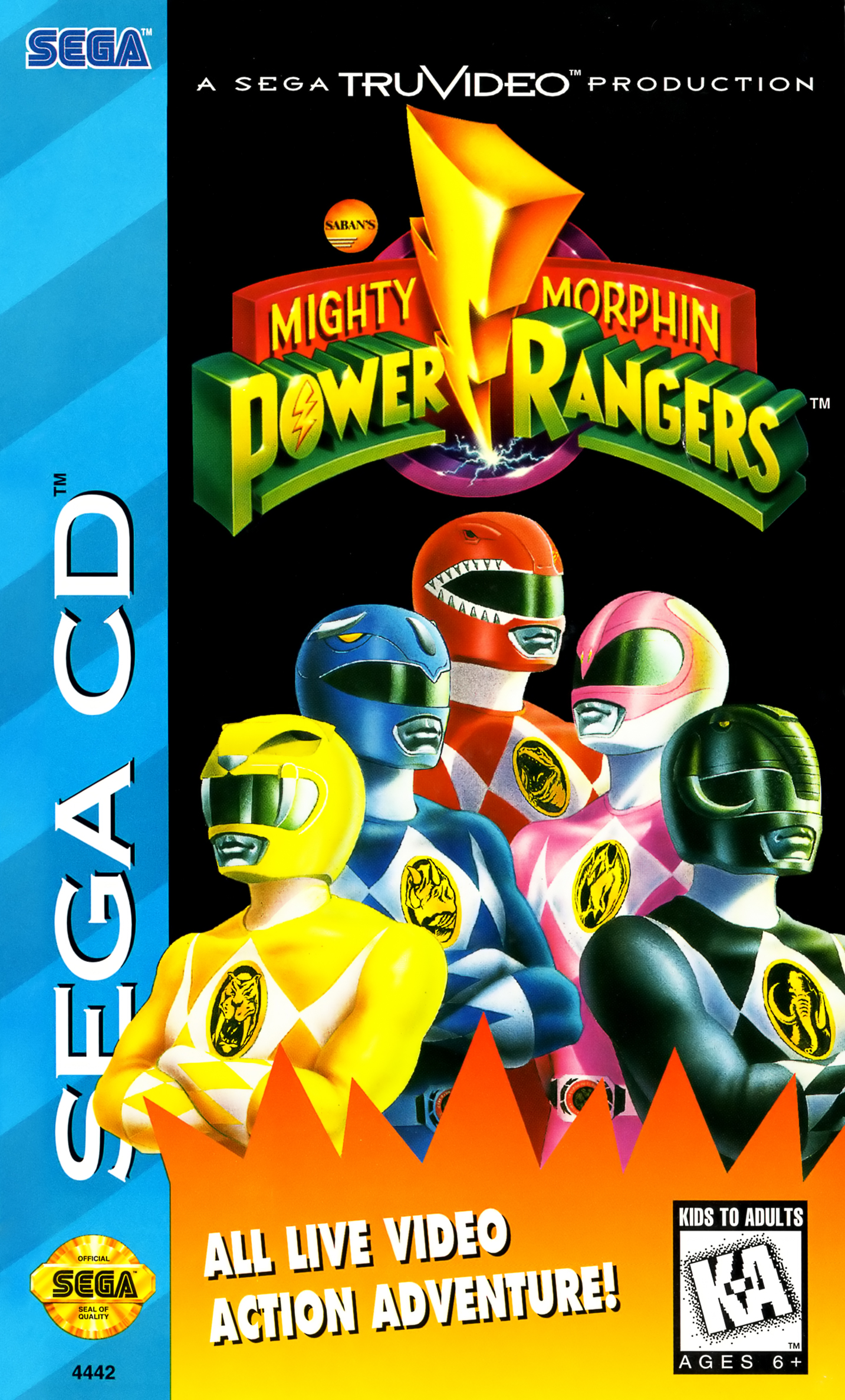 Mighty Morphin Power Rangers (Sega CD)