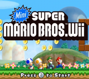Mini Super Mario Bros. Wii - Forums - Trailer + Download - Speedrun